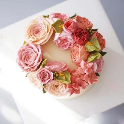 蛋糕裱花作品